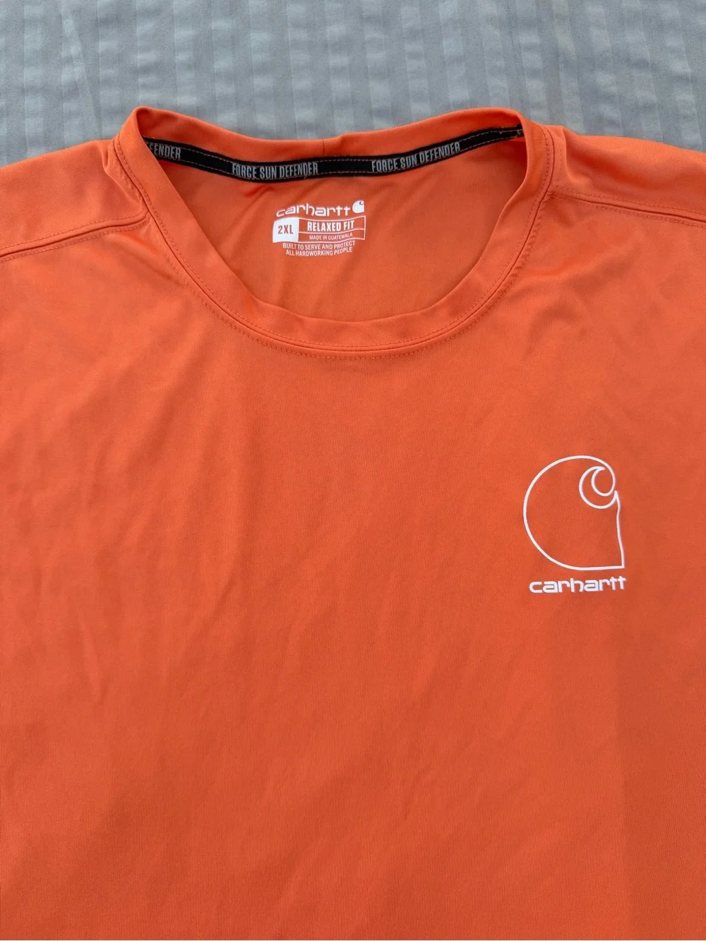 Carhartt Orange Short-Sleeve Logo Tee